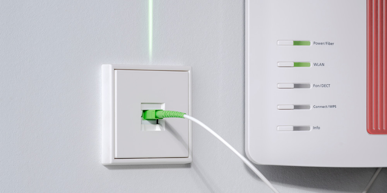 Die neuen Glasfaser-Anschlussdosen bei Elektro Engelhardt GmbH & Co. KG in Röttingen